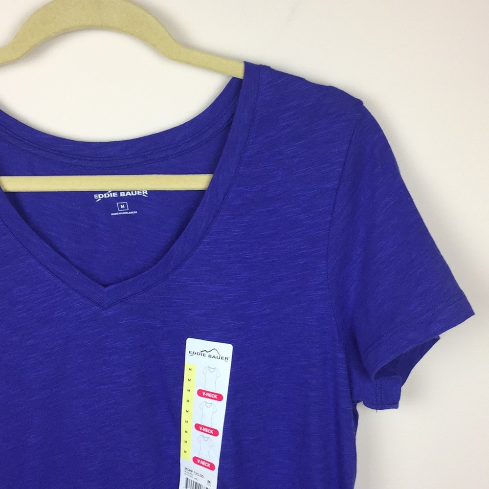 Eddie Bauer - V-Neck Short Sleeve Tee - Picture 2 of 5